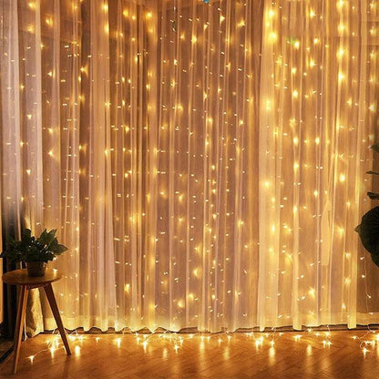 Christmas Lights Curtain