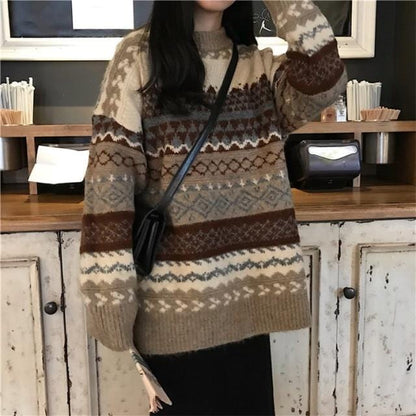 Women Sweater Pullover Knit Jumpers