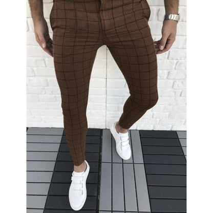 Men's Casual Plaid Pants