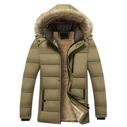 New Men Warm Thick Fleece Jacket