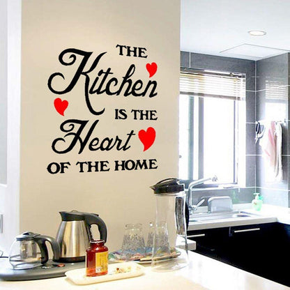 The Kitchen Is The Heart of The Home Wall Sticker