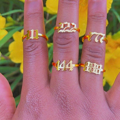 Lucky Number Rings For Women