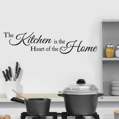 The Kitchen Is The Heart of The Home Wall Sticker