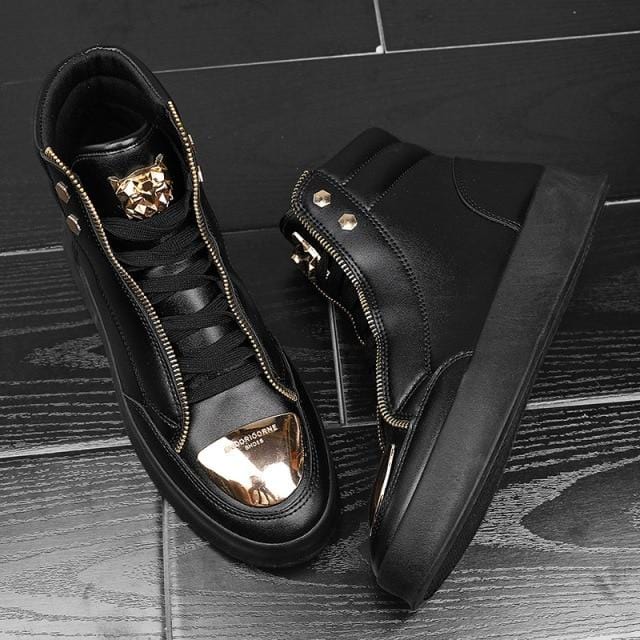 Men Ankle Boots High-cut Sneakers