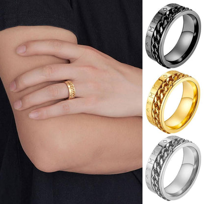 Chain Rotable Rings For Men and Women
