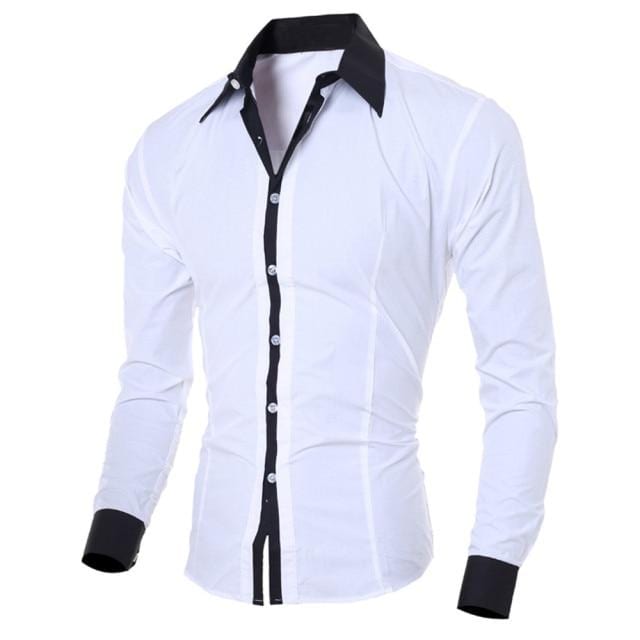 Luxury Men's Long-sleeved Turn-down Collar Shirts