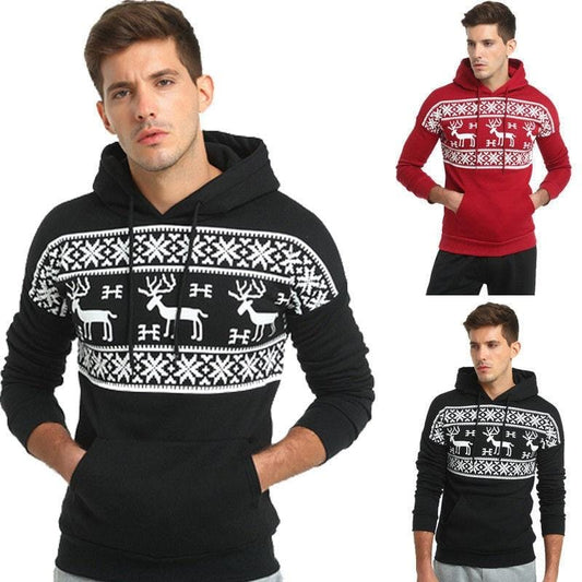 Men's Christmas Black Sweater