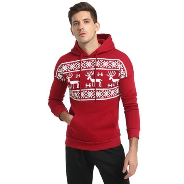 Men's Christmas Black Sweater