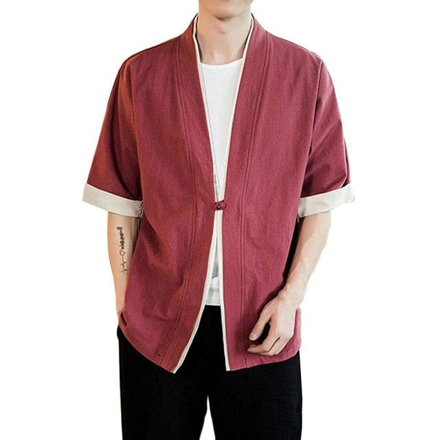 Mens Kimono Shirt