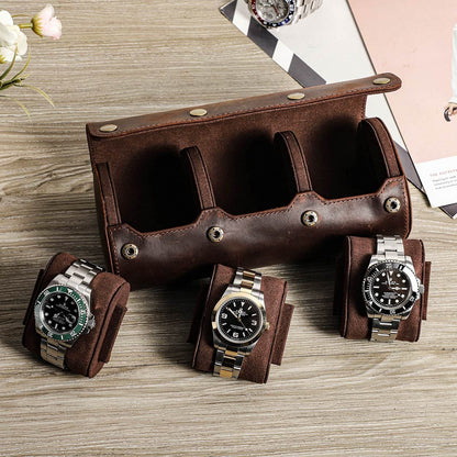 Luxury Watch Roll Box 3 Slots