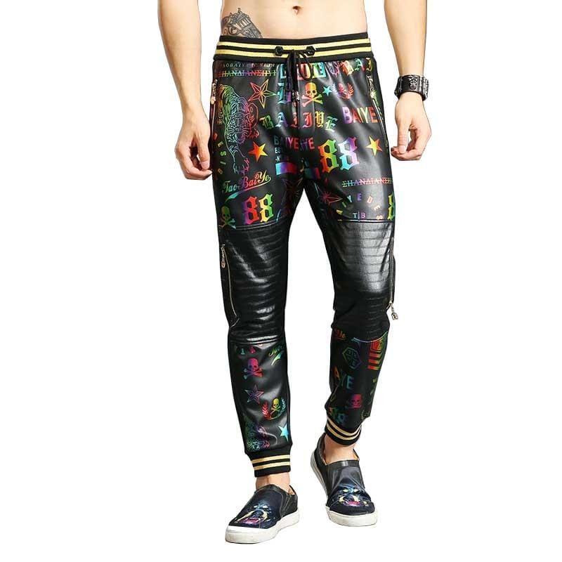 Colorful Painted Sweatpants