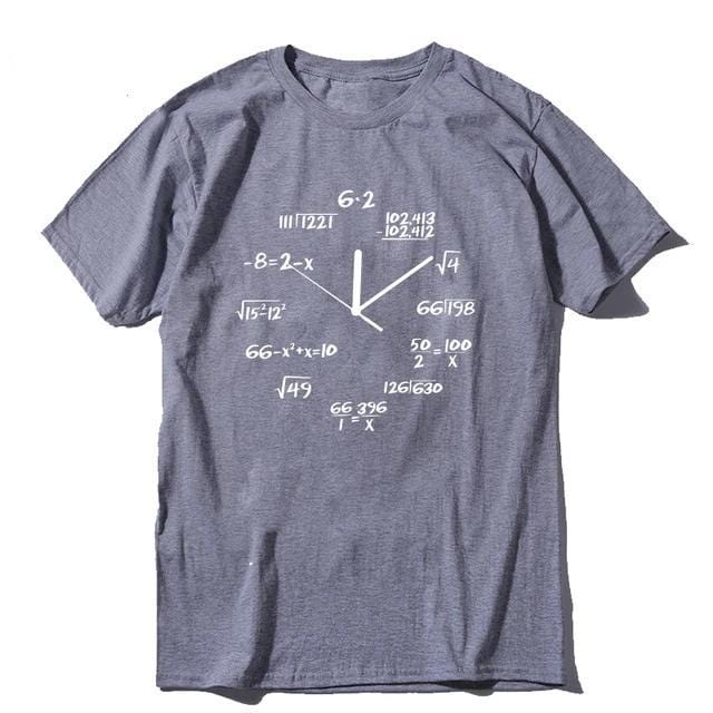 Math Clock T Shirt