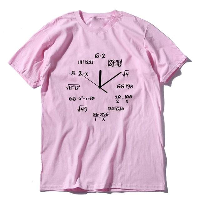 Math Clock T Shirt