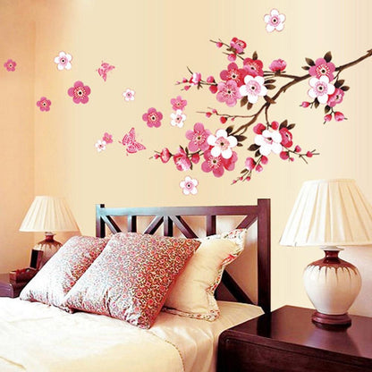3D Pink Tree Wall Stickers