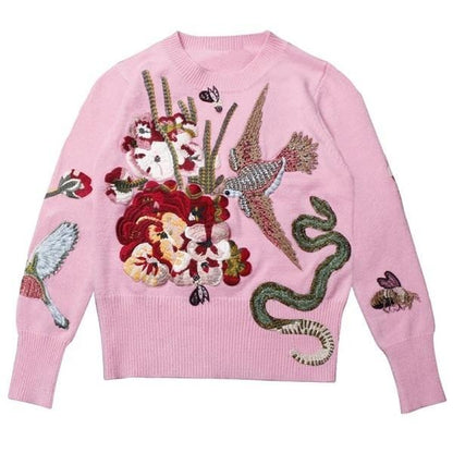 Luxury Christmas Runway Knitted Sweater