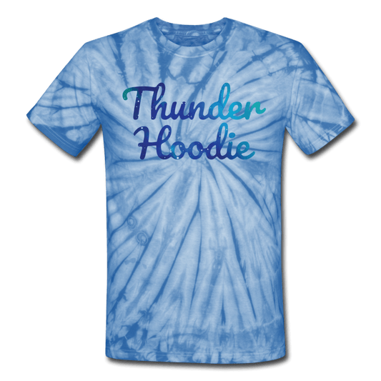 Tie Dye T-Shirt - spider baby blue