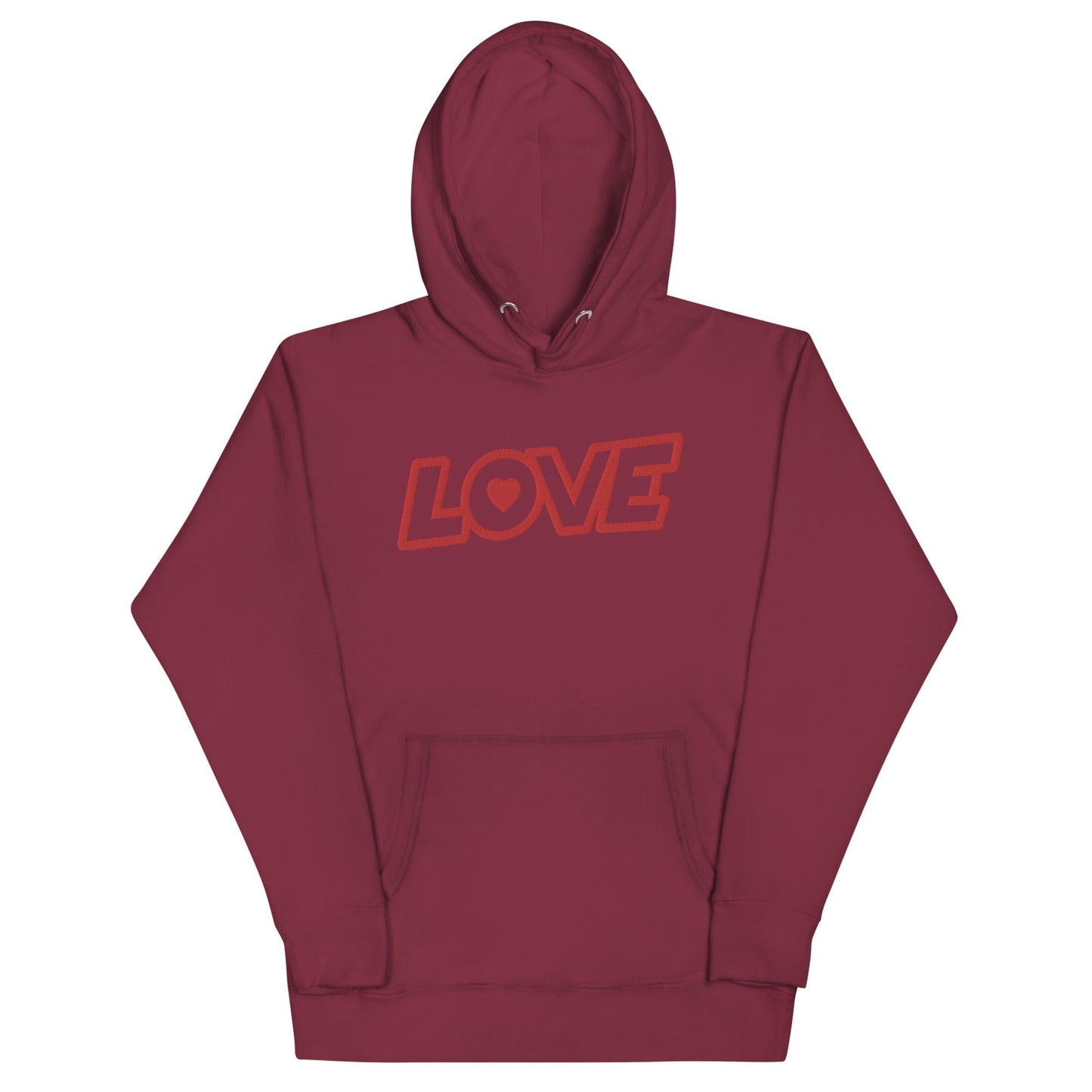Embroidered Love Hoodie